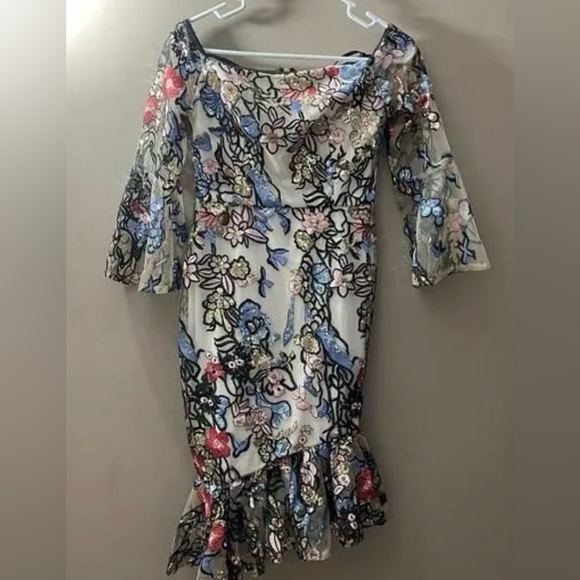 Alexia Admor Asymmetrical Floral Dress - Picture 8 of 9